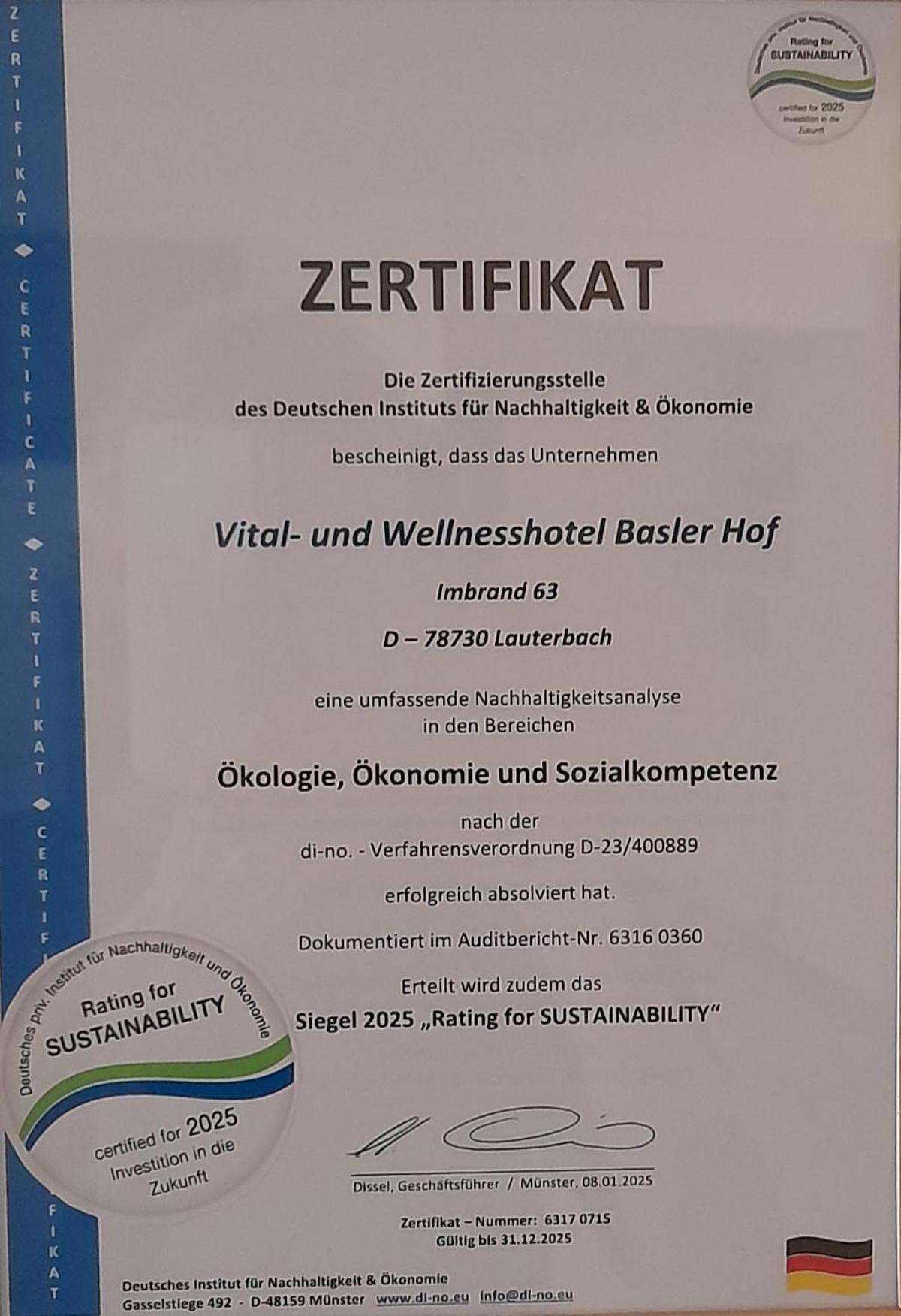 Oeko-Landhotel Basler Hof 劳特尔巴赫 外观 照片